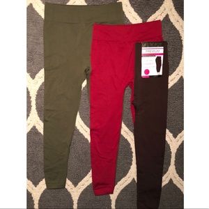 3 pack plus size leggings